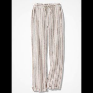 Cropped linen pants